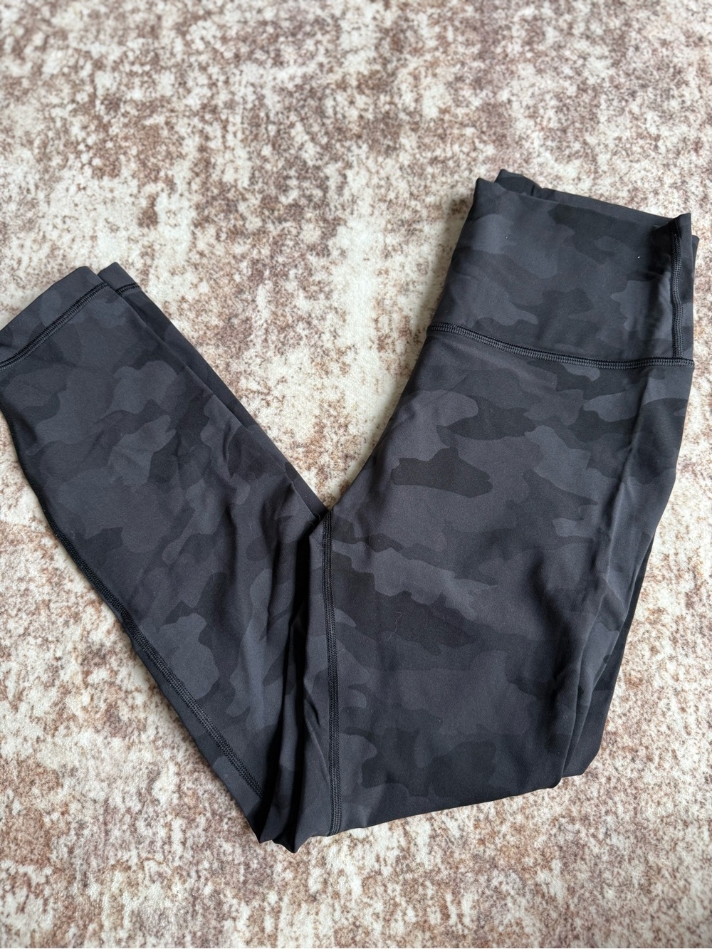 lululemon athletica Black Camo High-Rise Leggings